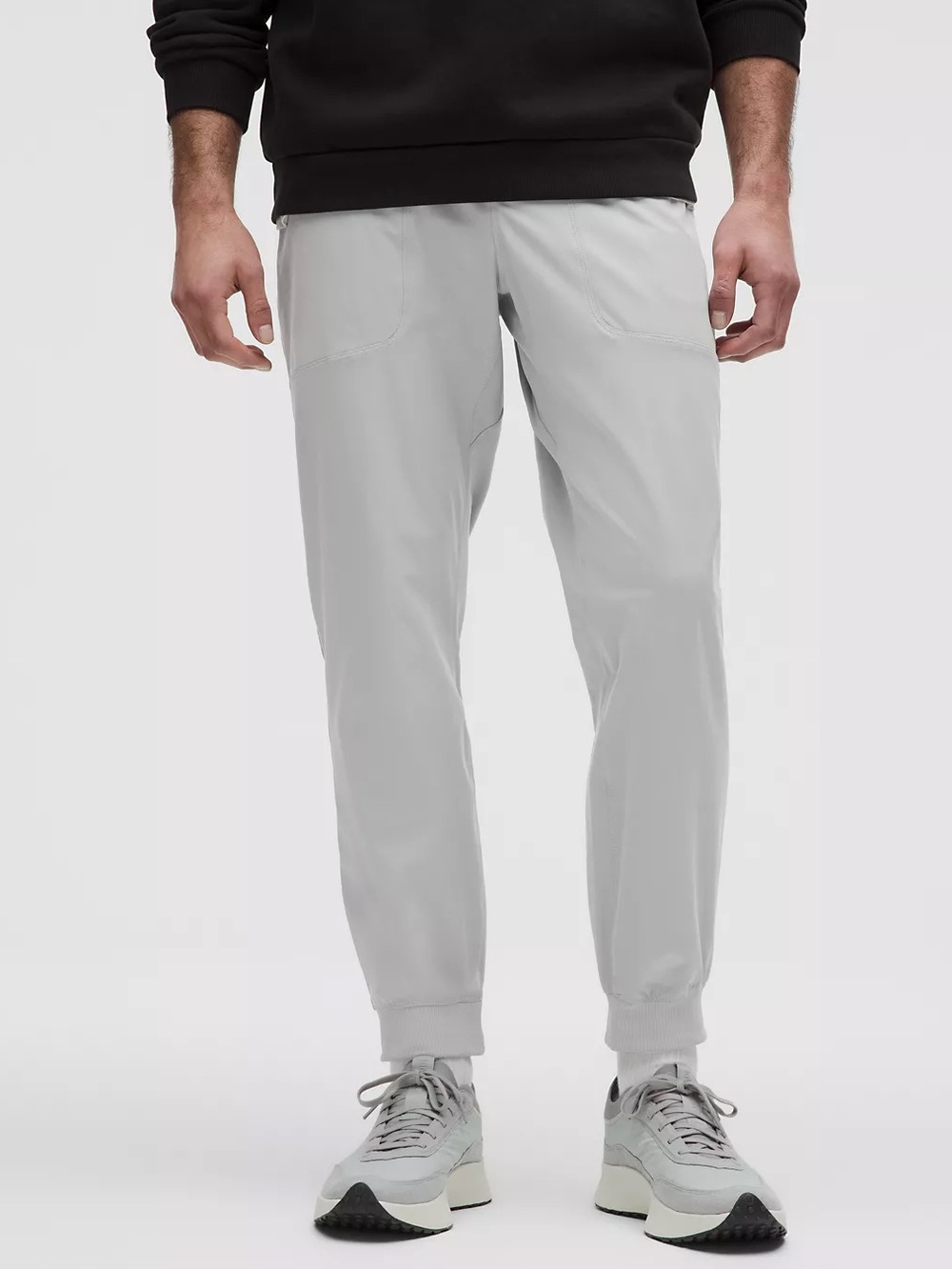 Lululemon ABC Warpstreme Jogger Tall Silver Drop Men’s L NWT